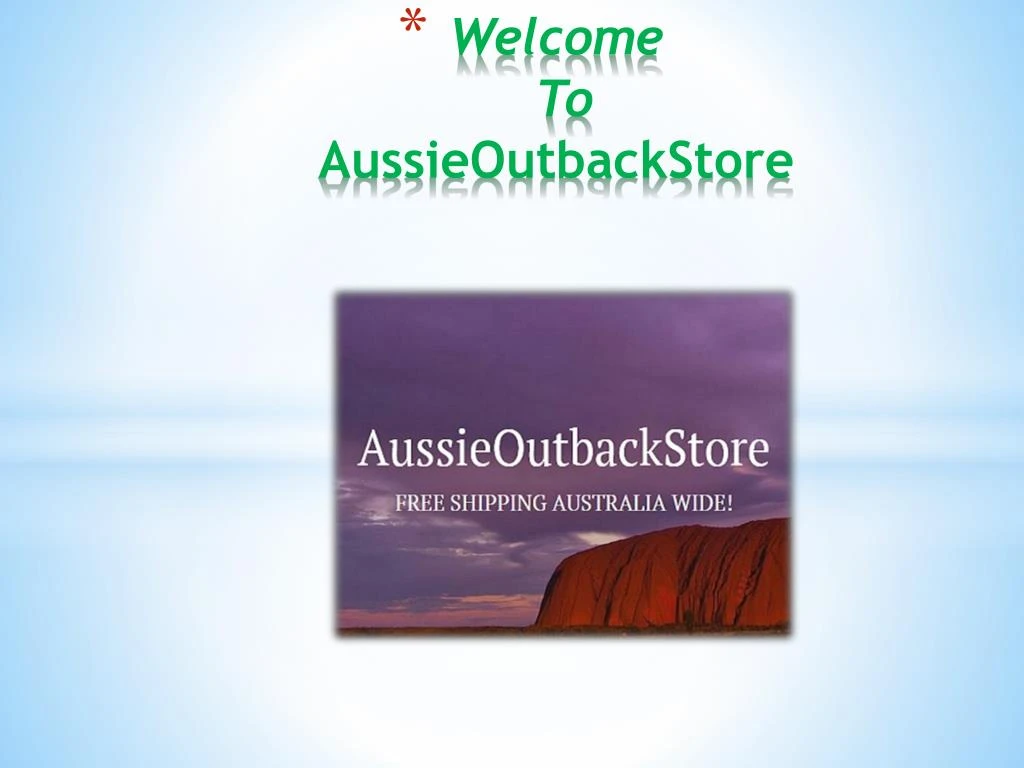 welcome to aussieoutbackstore