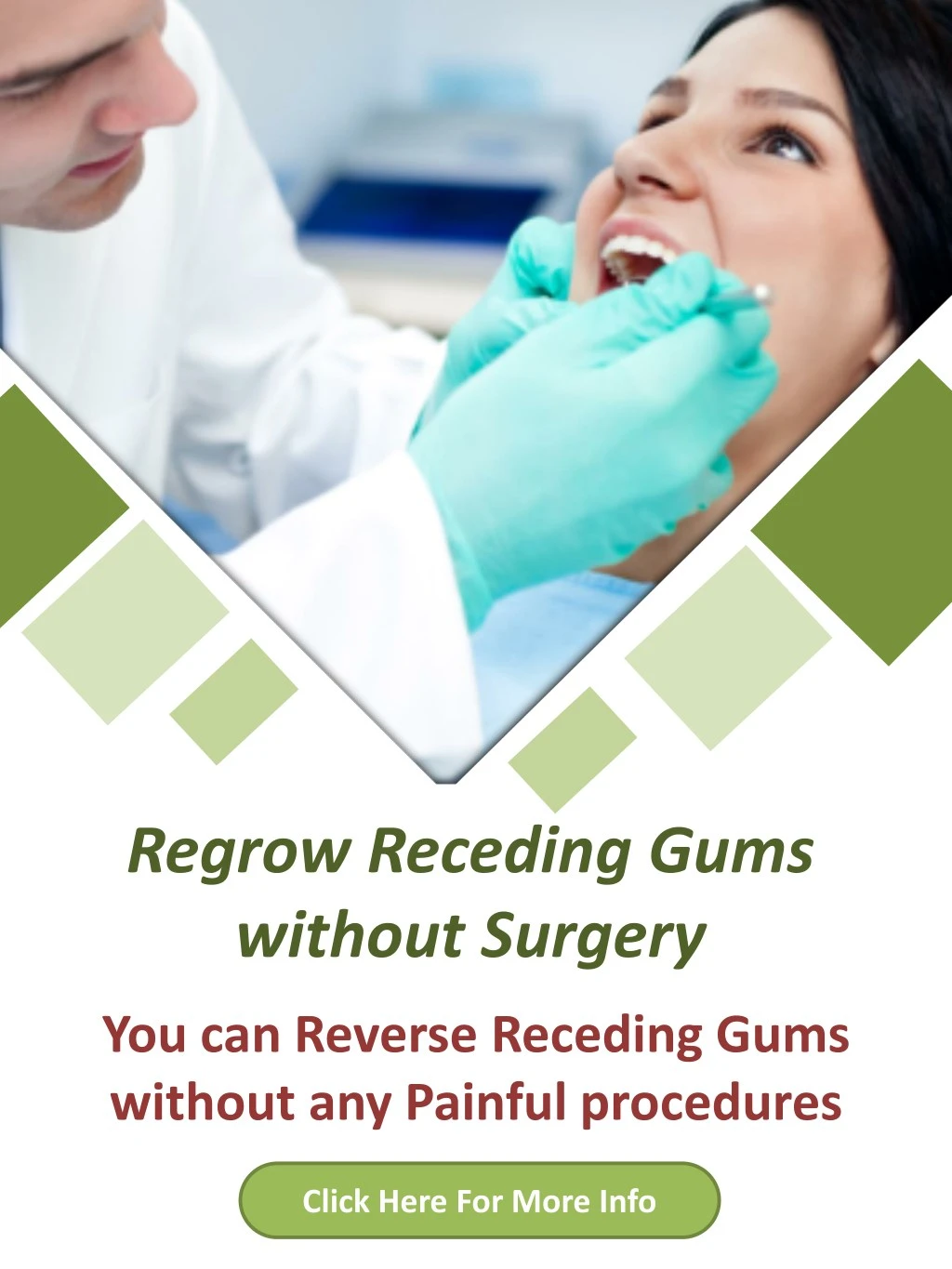 regrow receding gums without surgery