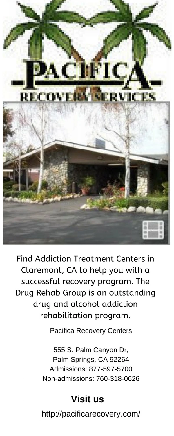 Treatment Center Claremont | Pacifica Recovery