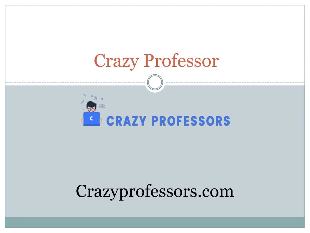 crazy professor
