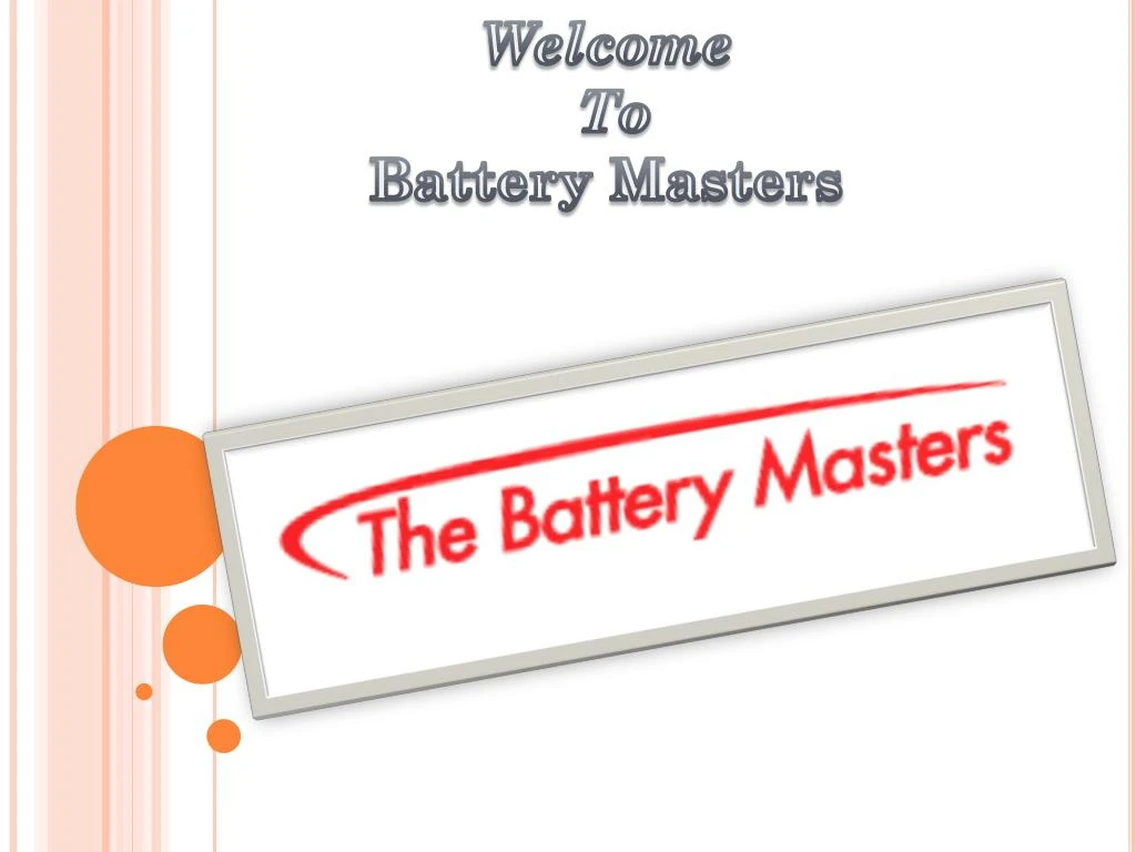 welcome to battery masters