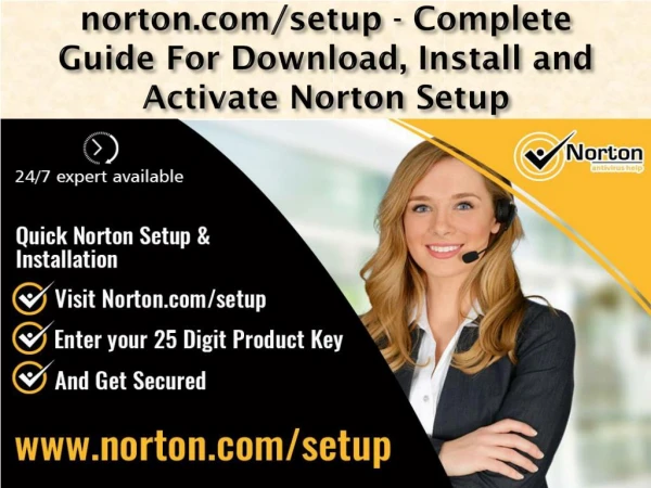 norton.com/setup - Activate Norton Antivirus By www.norton.com/setup