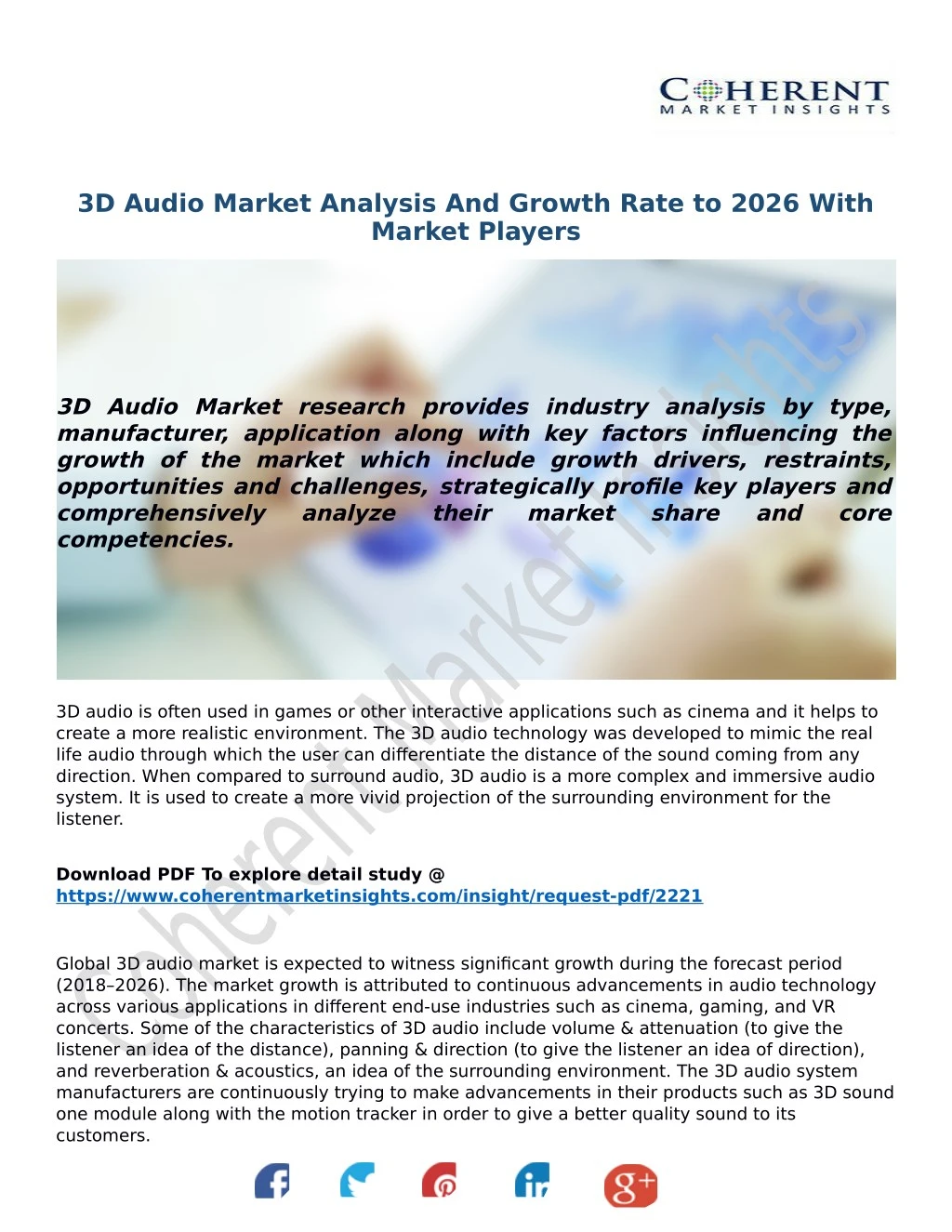 3d audio market analysis and growth rate to 2026