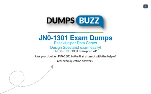 Prompt Purchase JN0-1301 PDF VCE Exam Dumps