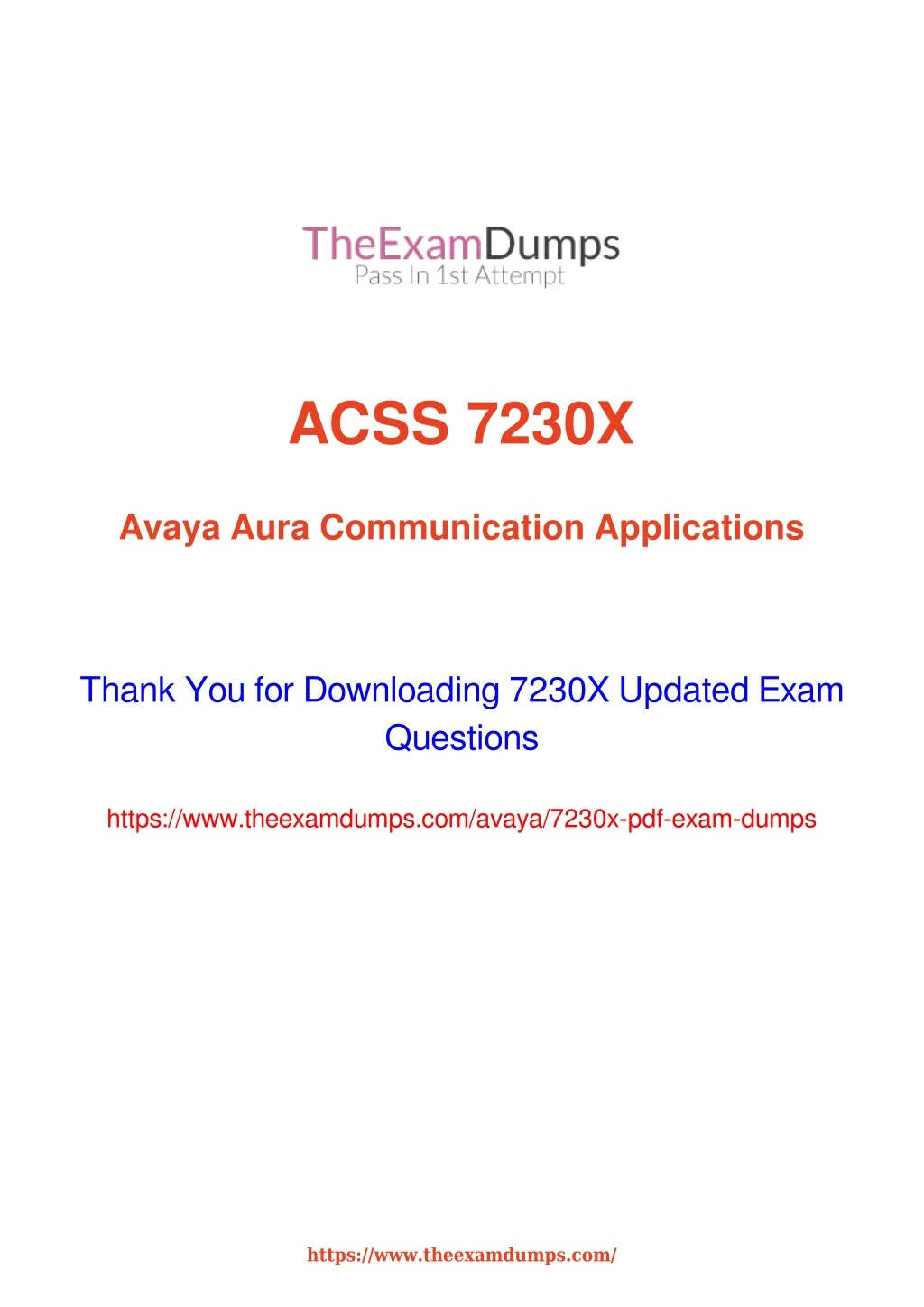 acss 7230x