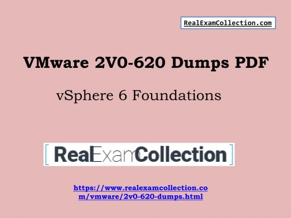 VMware - 2V0-620 Exam Dumps | Get all latest vSphere 6 Foundations 2019
