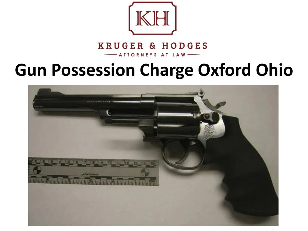 gun possession charge oxford ohio