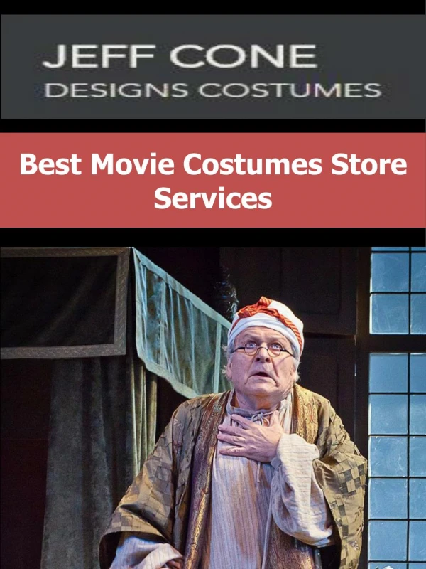 Best Movie Costumes Store Services