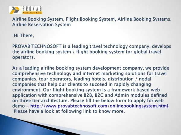 Flight Booking System , Flight booking Engine