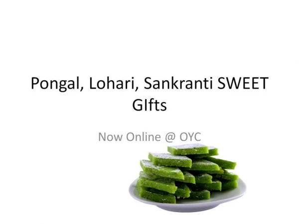 Pongal, Lohari and Sankranti gifts online