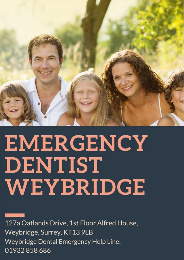 Chipped and Broken Teeth Treatment-Dental Emergencies in Weybridge