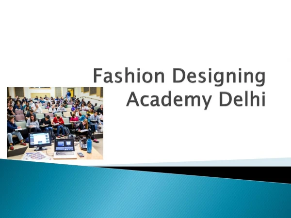 Fashion Designing Academy Delhi