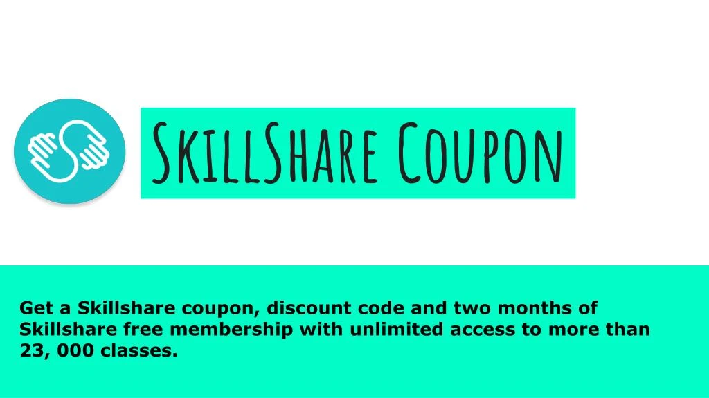 skillshare coupon