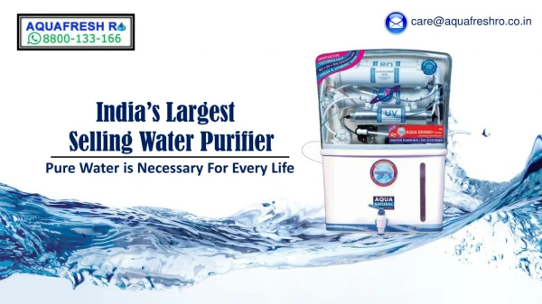 Attractive Discounts on Aquafresh RO Water Purifiers Online