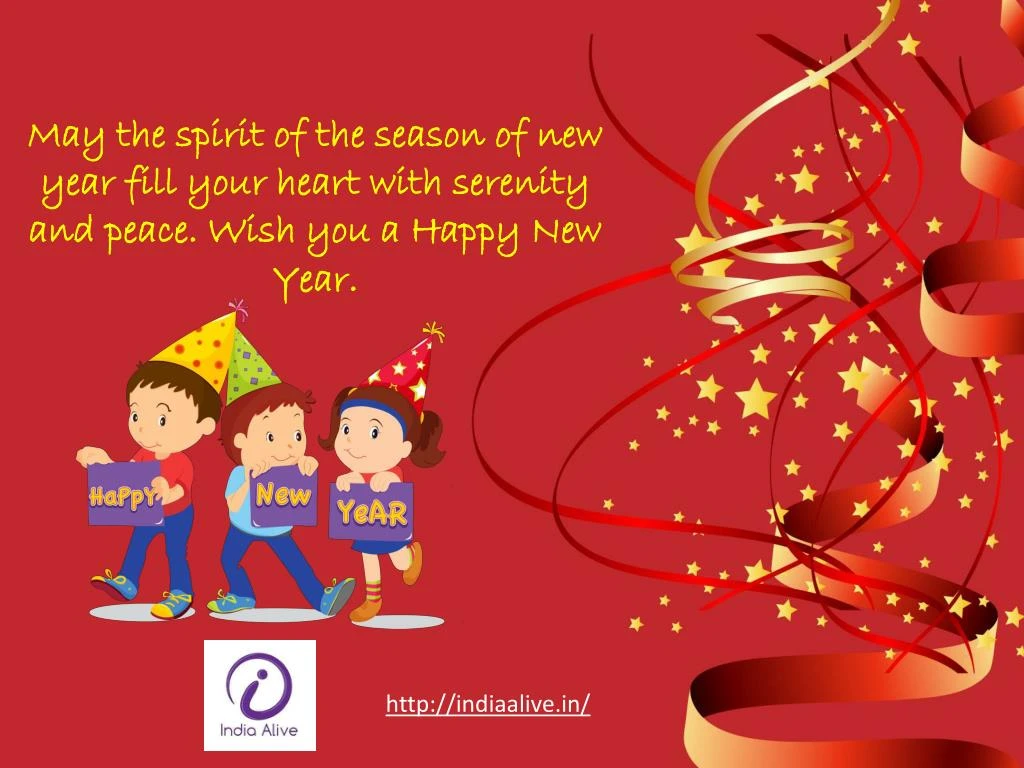 may the spirit of the season of new year fill