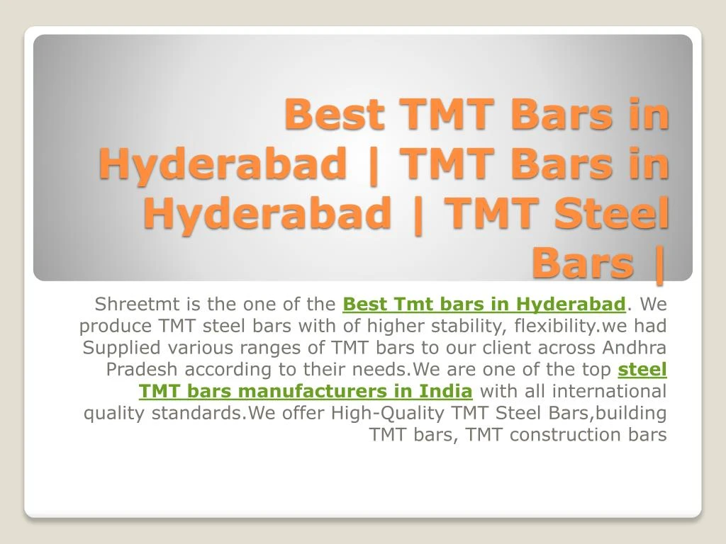best tmt bars in hyderabad tmt bars in hyderabad tmt steel bars