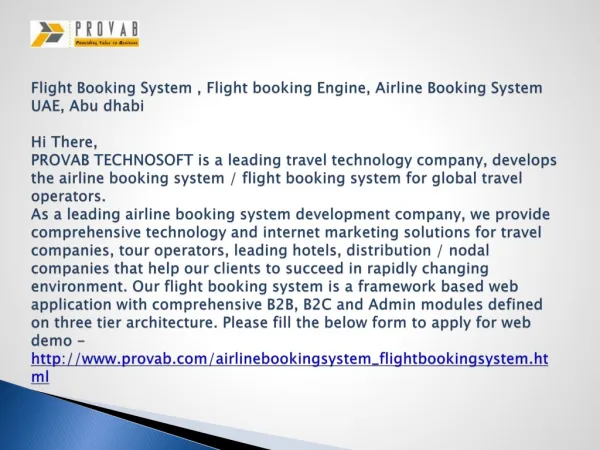 Airline Booking System, Flight Booking System