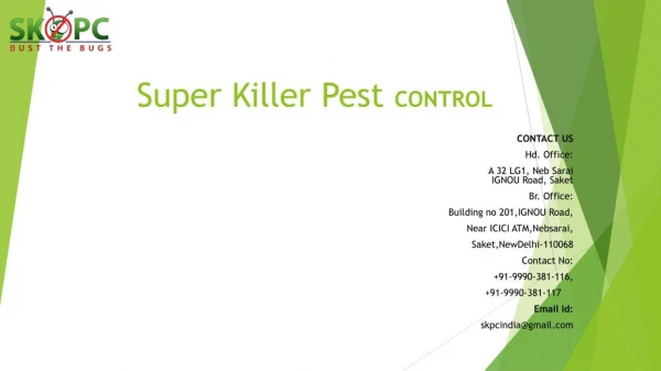 Pest control company