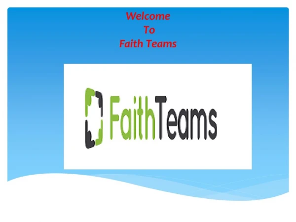 Church Management Software | Church Database Software | Faith Teams