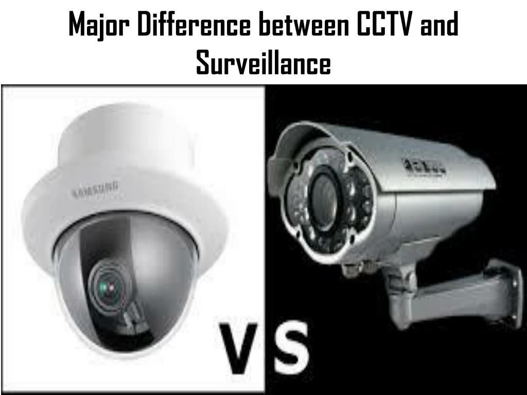 major difference between cctv and surveillance