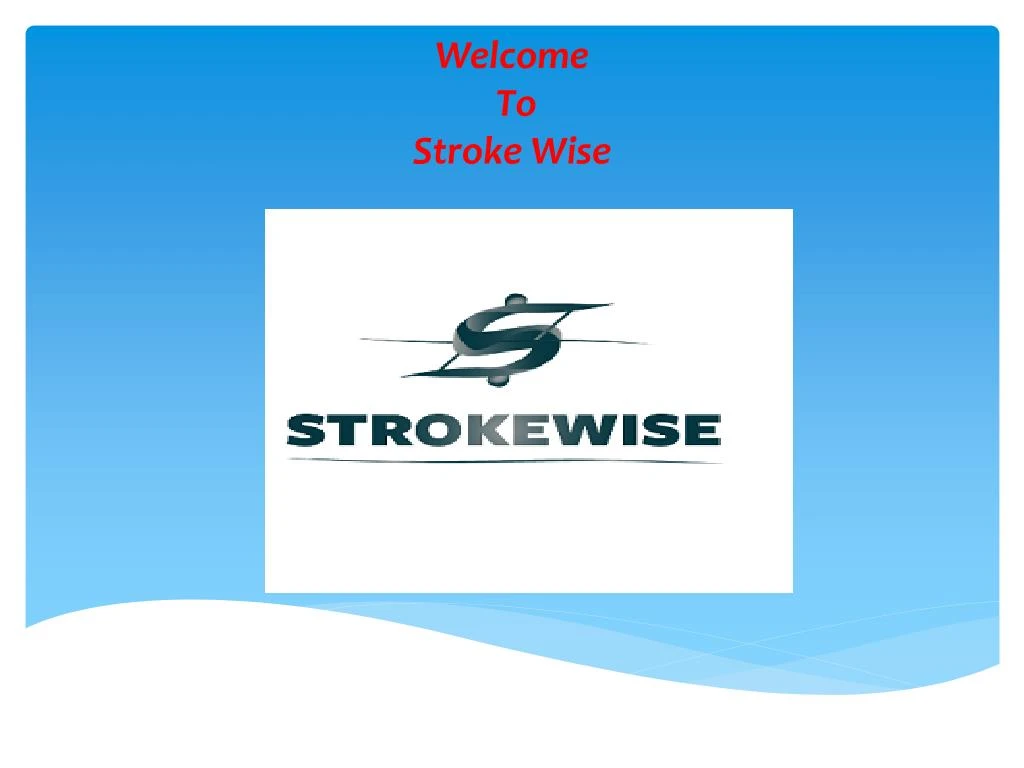 welcome to stroke wise