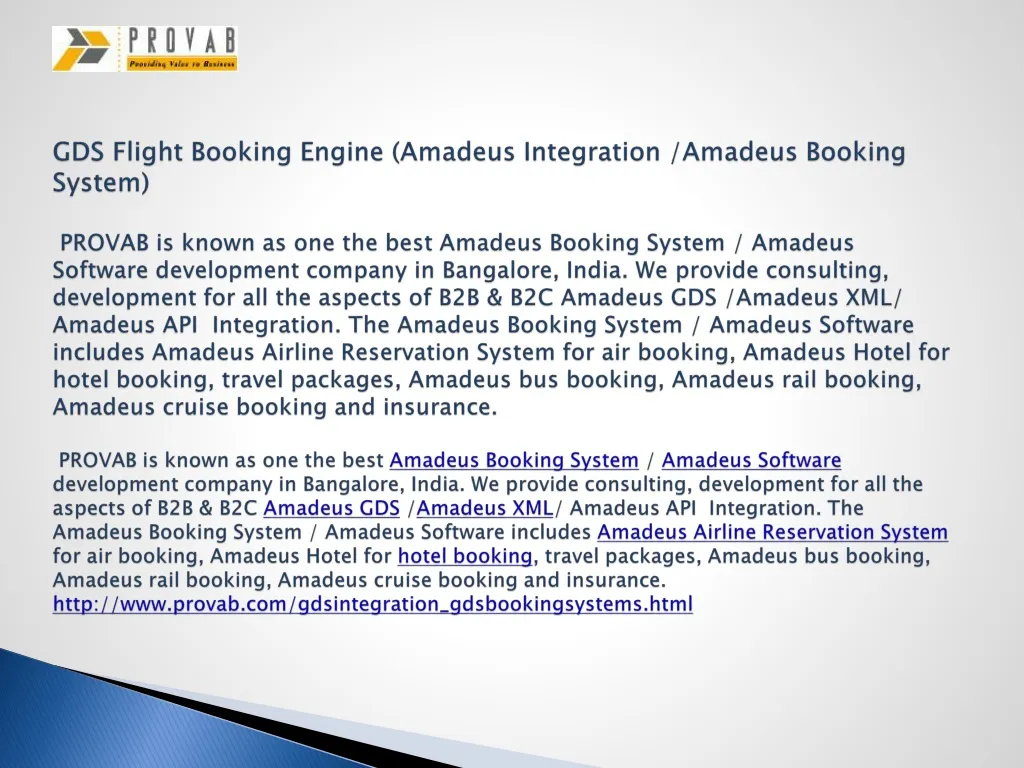 gds flight booking engine amadeus integration