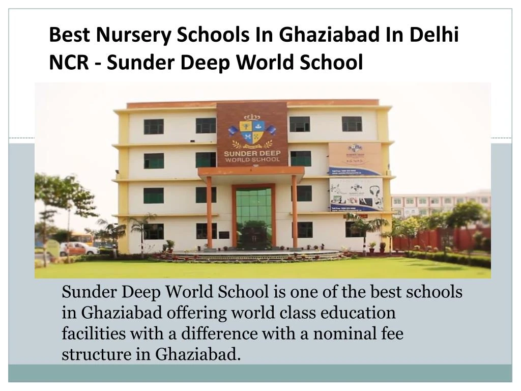 best nursery schools in ghaziabad in delhi