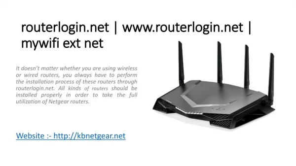 routerlogin.net: How to setup netgear router