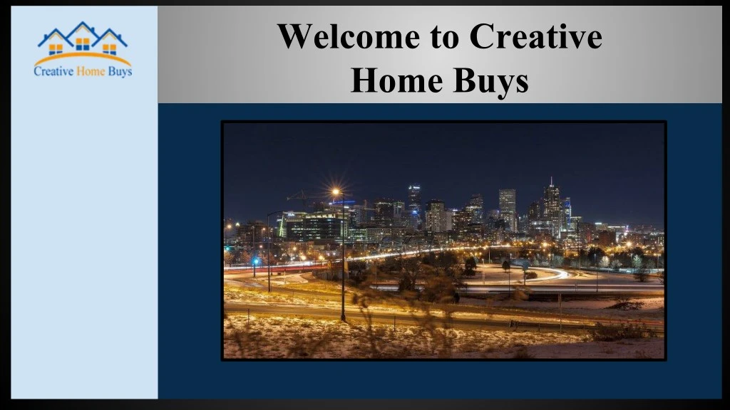 welcome to creative home buys