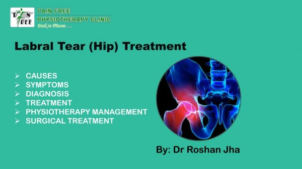 Hip Labral Tear Treatment: Pain free Physiotherapy Clinic