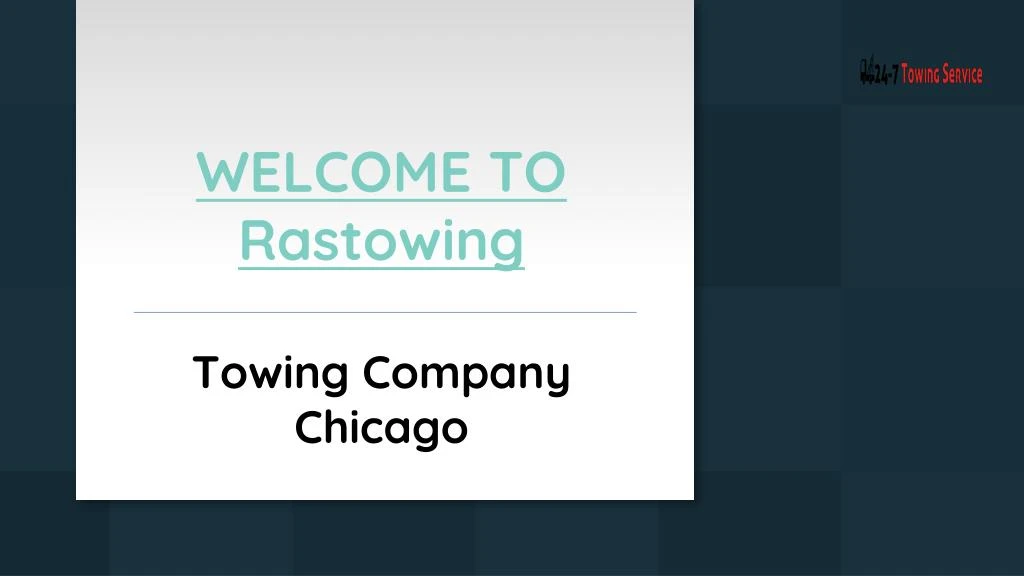 welcome to rastowing