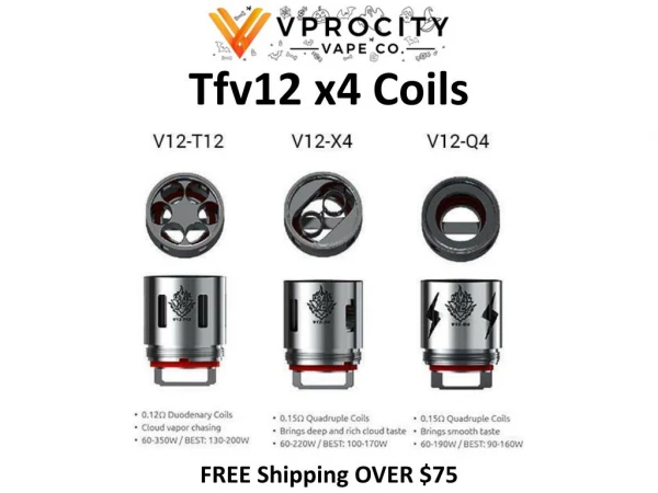 Tfv12 x4 Coils