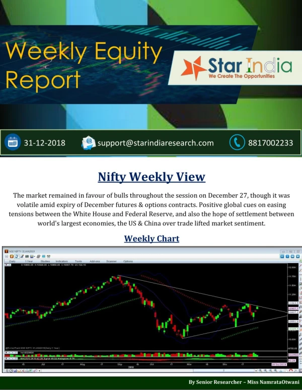 Weekly Equity Report-StarIndia