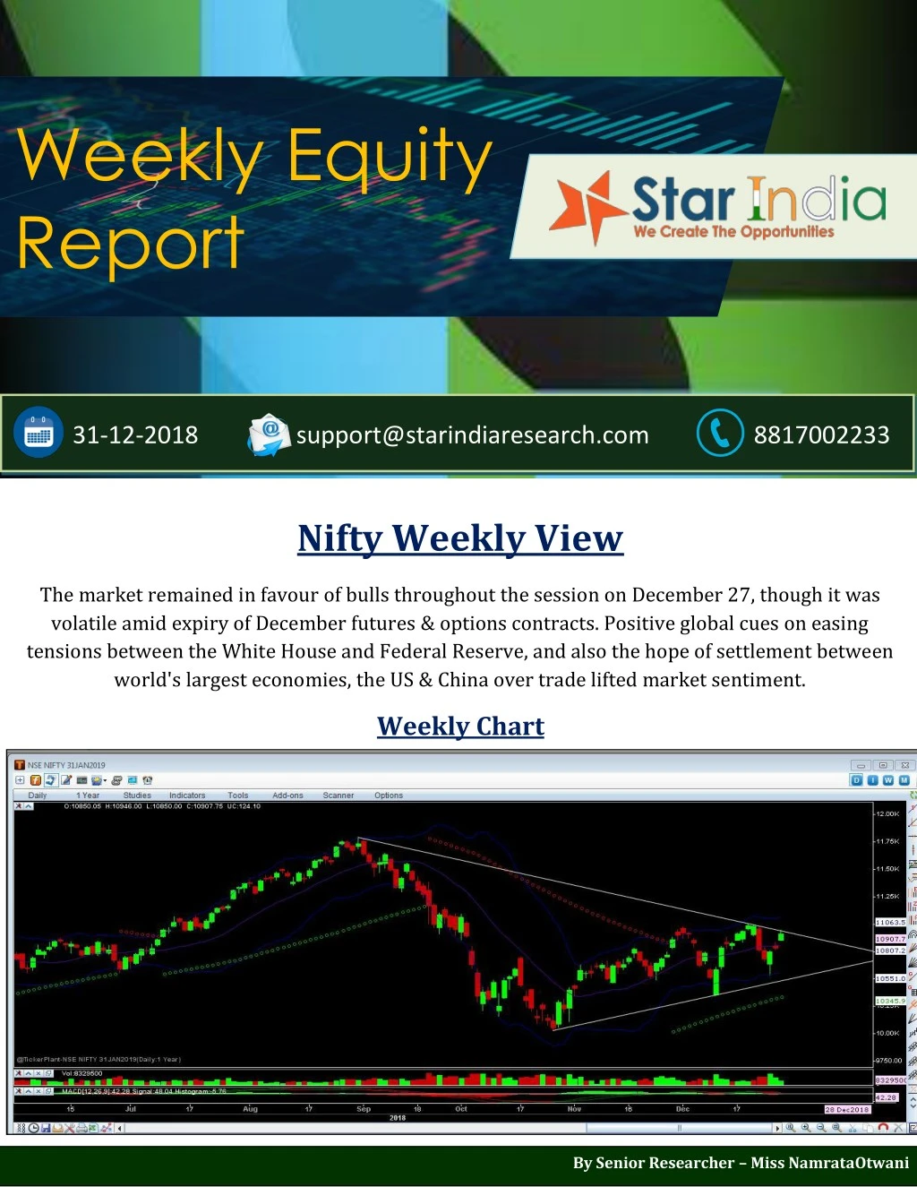 weekly equity report