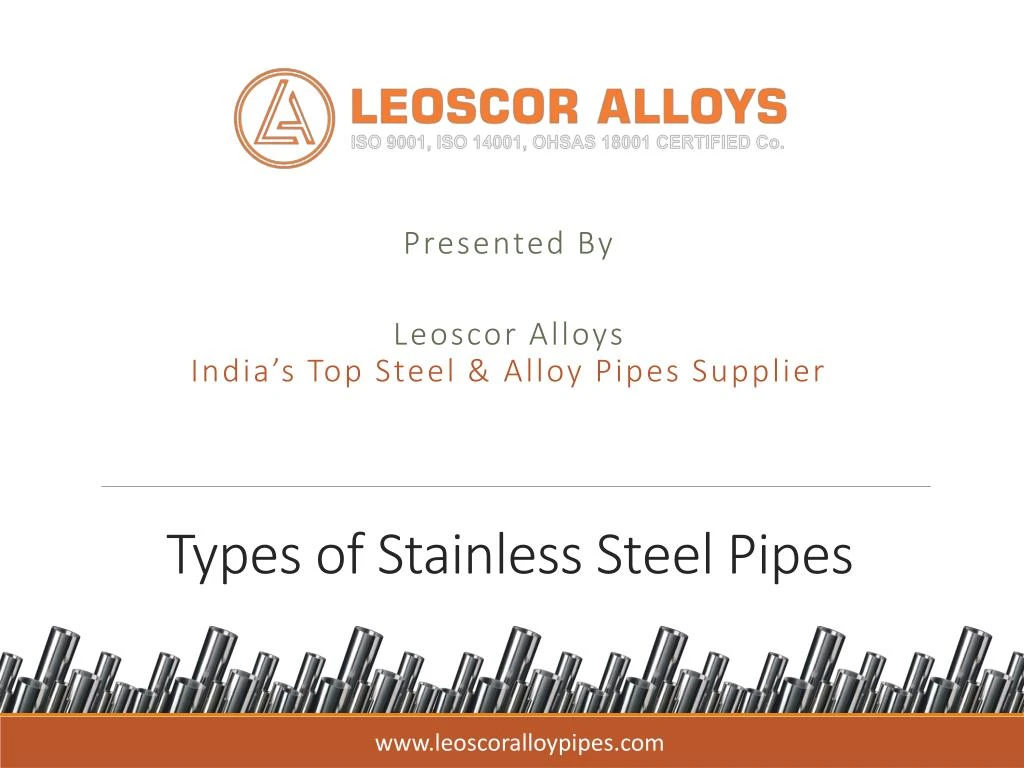 types of stainless steel pipes