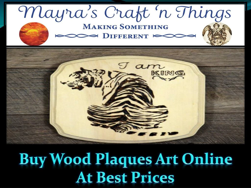 buy wood plaques art online at best prices