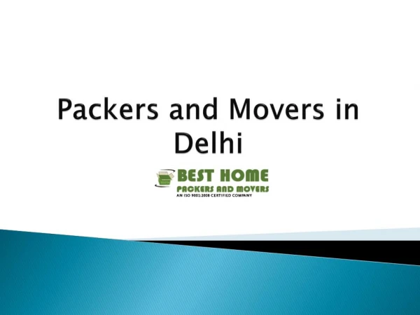 House Shifting in Dwarka | Best Packers and Movers in Delhi