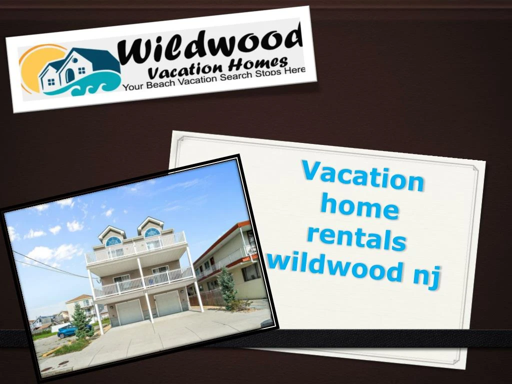 vacation home rentals wildwood nj