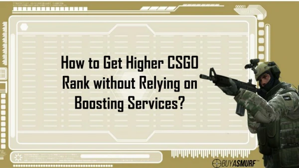 How to improve your CSGO rank without boosting services?