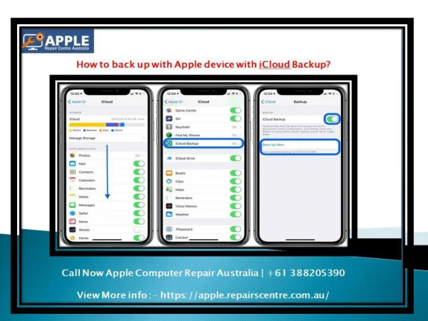 How to back up with Apple device with iCloud Backup?