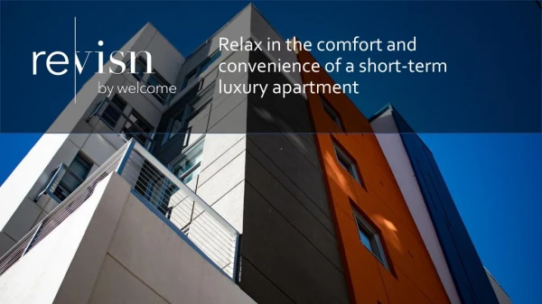 Luxury Apartments for Rent - Fully Furnished Apartments by Revisn