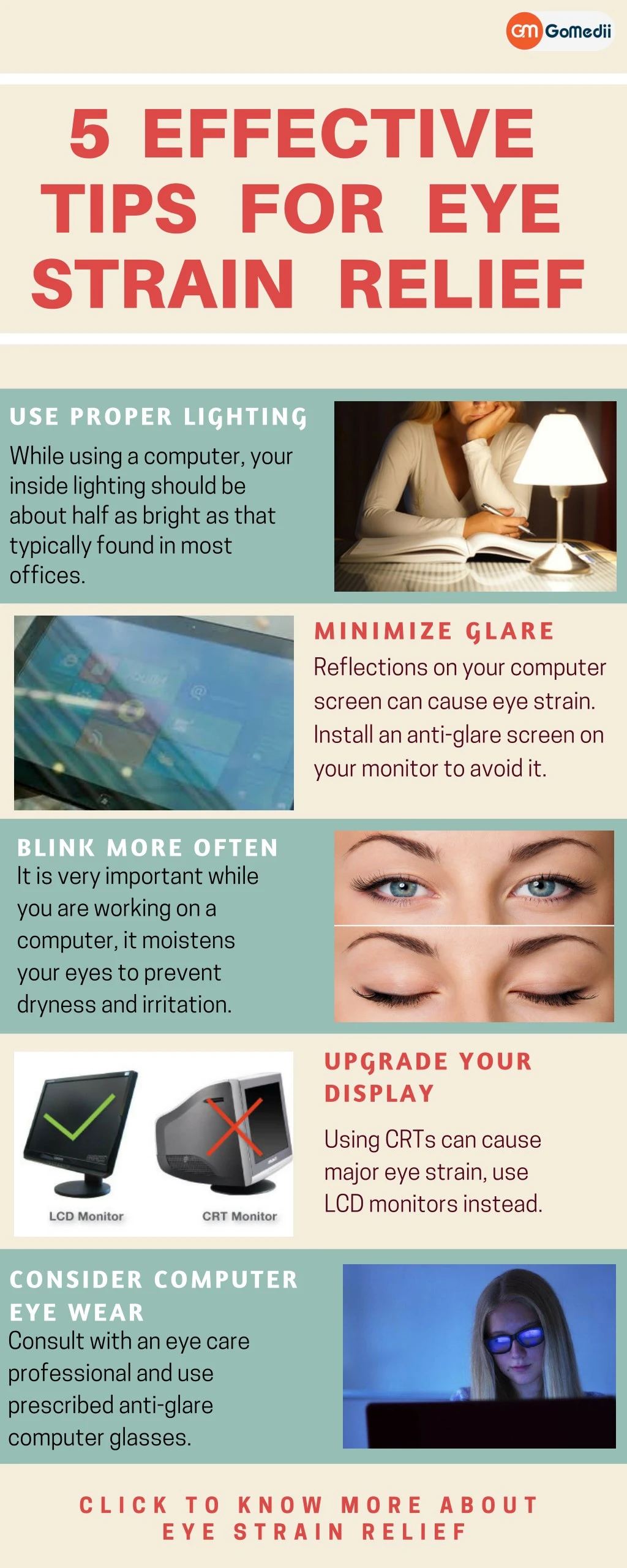 5 effective tips for eye strain relief