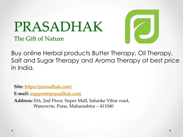buy Herbal and Natural products online - Prasadhak