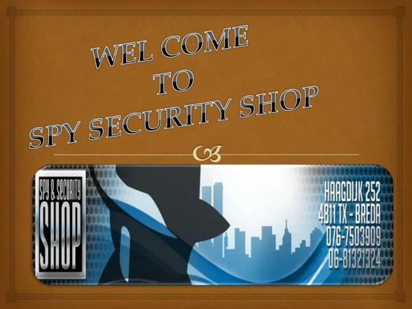 Spy Security Shop