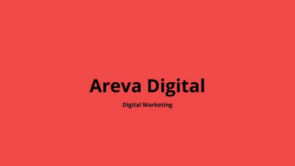Areva Digital marketing Institute