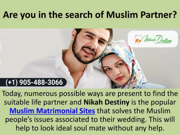 Popular muslim matrimonial sites to solve wedding issues
