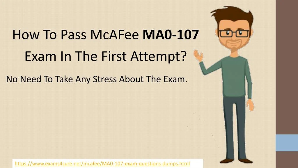 how to pass mcafee ma0 107 exam in the first