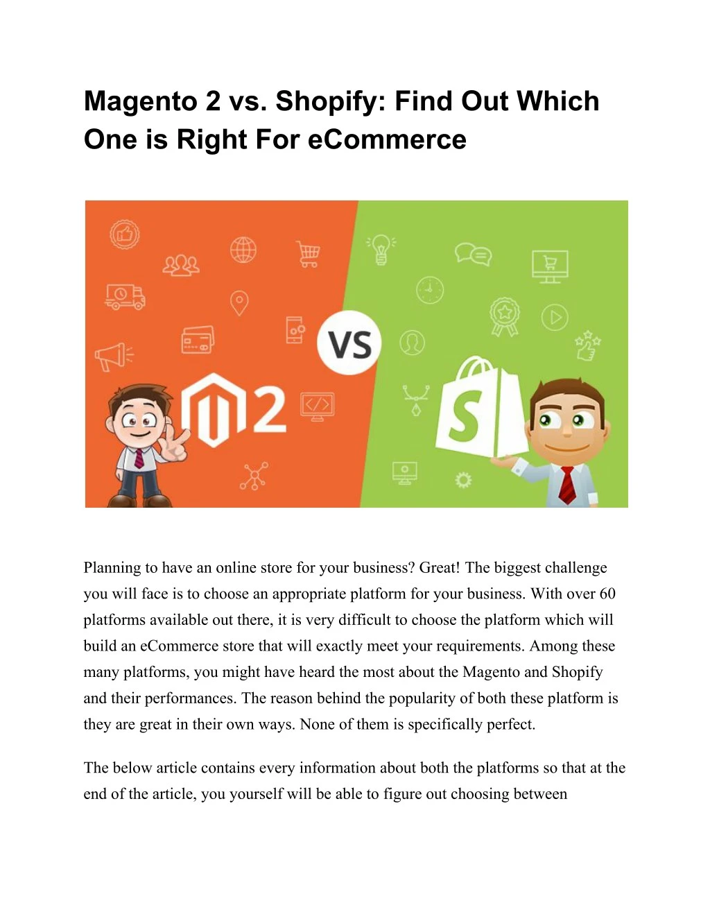 magento 2 vs shopify find out which one is right