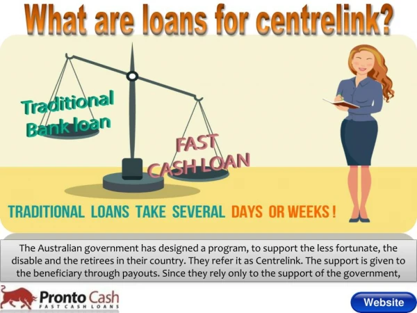 What are loans for centrelink?