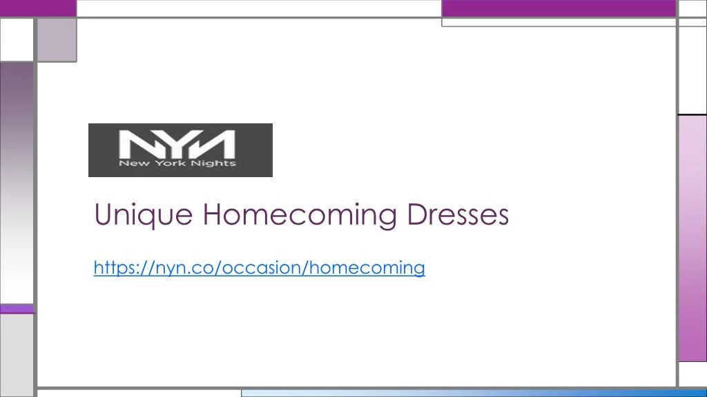 unique homecoming dresses